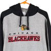 Vintage grey Chicago Blackhawks Nhl Hoodie - mens large