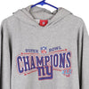 Vintage grey Super Bowl New York Giants  Nfl Hoodie - mens x-large