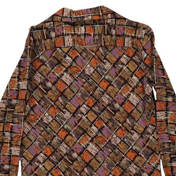 Vintage multicoloured Nucci Patterned Shirt - womens medium