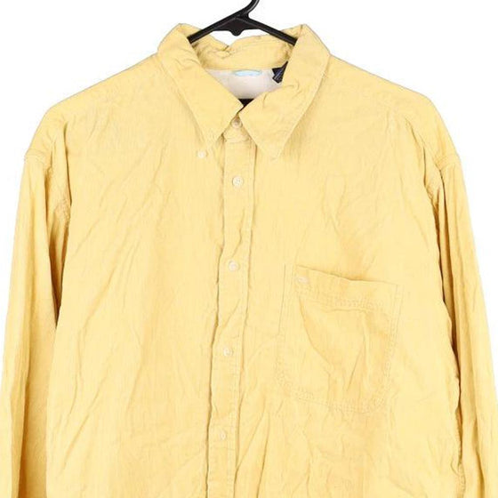 Vintage yellow Izod Cord Shirt - mens large