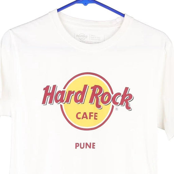 Vintage white Pune Hard Rock Cafe T-Shirt - womens small