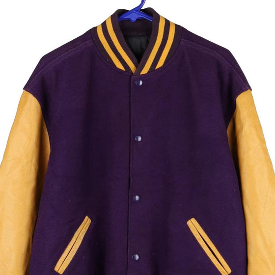 Vintage purple Holloway Varsity Jacket - mens large