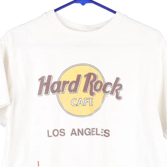 Vintage white Los Angeles Hard Rock Cafe T-Shirt - womens large