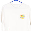 Vintage white Illinois Lottery Unbranded T-Shirt - mens large