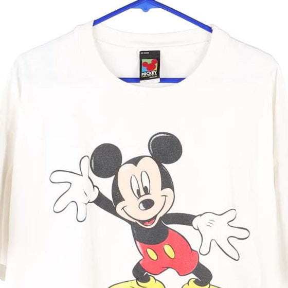 Vintage white Mickey Unlimited T-Shirt - mens xx-large