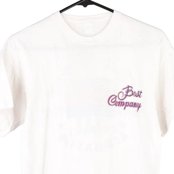 Vintage white Best Company Biesseci T-Shirt - womens medium