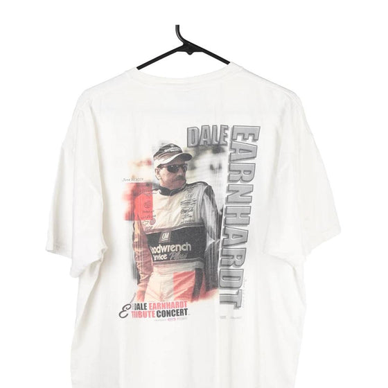 Vintage white Dale Earnhardt Tribute Concert Chase Authentics T-Shirt - mens large