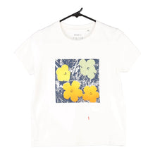  Vintage white Andy Warhol Uniqlo T-Shirt - womens x-small
