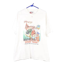  Vintage white Chase Authentics T-Shirt - mens large