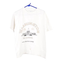  Vintage white Washington D.C. Evans T-Shirt - mens large