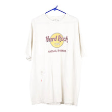  Vintage white Nassau, Bahamas Hard Rock Cafe T-Shirt - mens xx-large