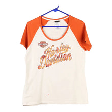  Vintage cream Zion, Washington, Utah Harley Davidson T-Shirt - womens medium