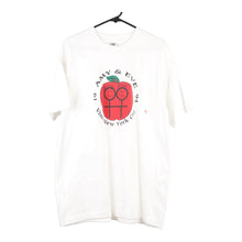  Vintage white Amy & Eve Fruit Of The Loom T-Shirt - mens x-large