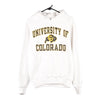 Vintage white University of Colorado Champion Hoodie - mens small
