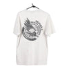 Vintage white Kewanee, IL Harley Davidson T-Shirt - mens large