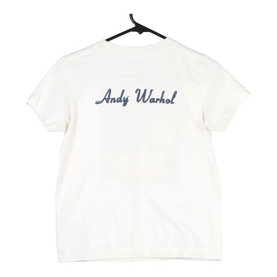 Vintage white Andy Warhol Uniqlo T-Shirt - womens x-small