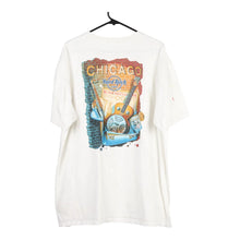  Vintage white Chicago Hard Rock Cafe T-Shirt - mens xx-large