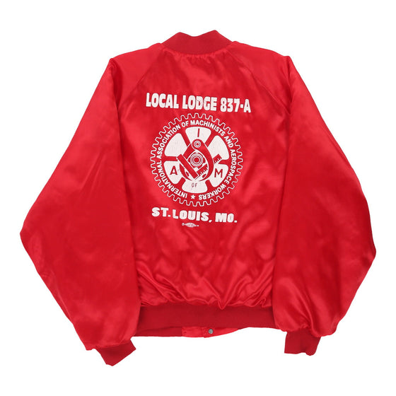 Vintage St. Louis, Mo King Louie Baseball Jacket - XL Red Nylon baseball jacket King Louie   