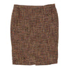 Vintage Unbranded Skirt - Medium UK 14 Brown Wool skirt Unbranded   