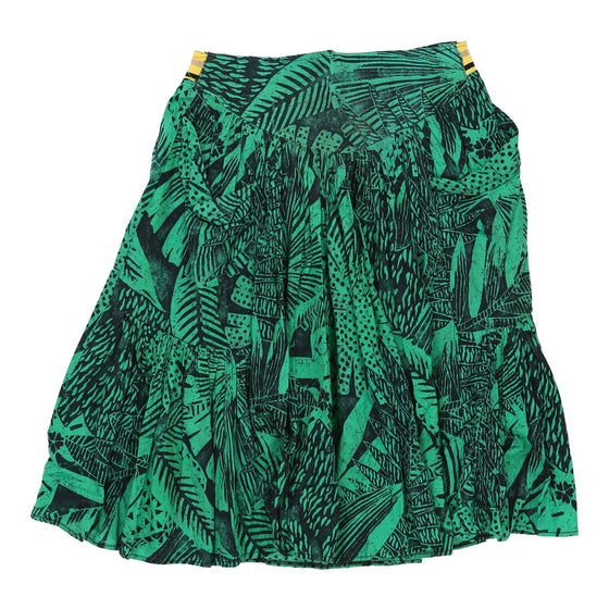 Vintage Sportstaff Skirt - Small UK 8 Green Cotton skirt SportStaff   