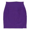 Vintage Unbranded Skirt - Small UK 8 Purple Wool skirt Unbranded   