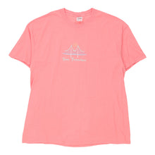 Vintage Anvil T-Shirt - XL Pink Cotton t-shirt Anvil   