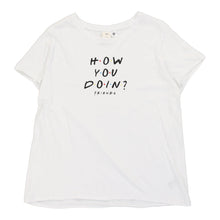  Pre-Loved Friends H&M T-Shirt - XL White Cotton t-shirt H&M   