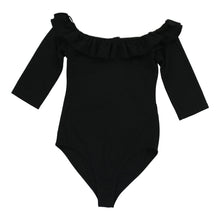  Pre-Loved Zara Bodysuit - Small Black Cotton bodysuit Zara   