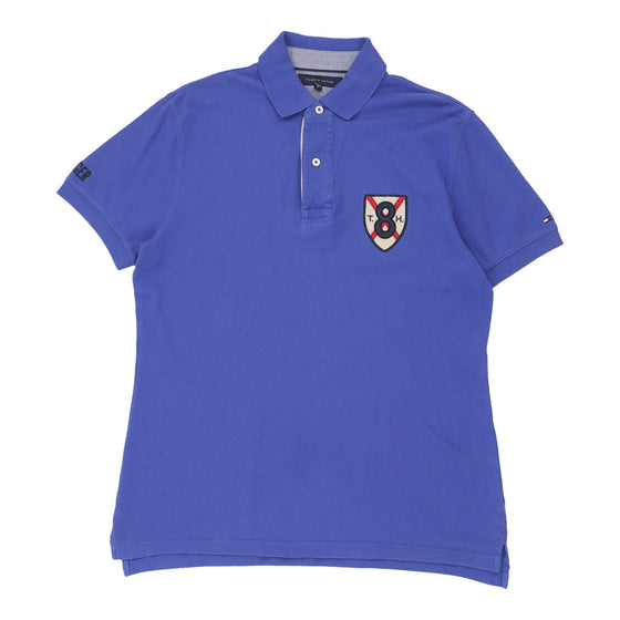 Vintage Tommy Hilfiger Polo Shirt - Medium Blue Cotton polo shirt Tommy Hilfiger   
