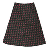 Vintage Unbranded Midi Skirt - Small Black Cotton midi skirt Unbranded   