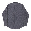 Vintage Nautica Check Shirt - Medium Blue Cotton check shirt Nautica   