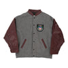 Vintage American Military Engineers Daigle Varsity Jacket - XL Grey Wool Blend varsity jacket Daigle   
