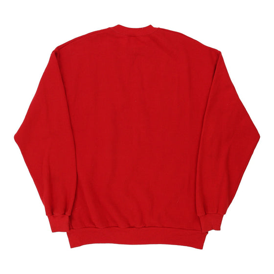 Vintage Jerzees Sweatshirt - XL Red Cotton sweatshirt Jerzees   