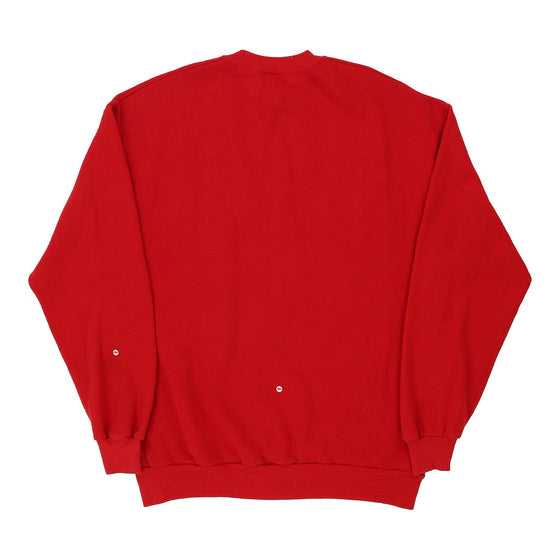 Vintage Jerzees Sweatshirt - XL Red Cotton sweatshirt Jerzees   