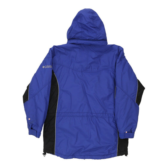 Columbia Waterproof Jacket - Medium Blue Nylon waterproof jacket Columbia   