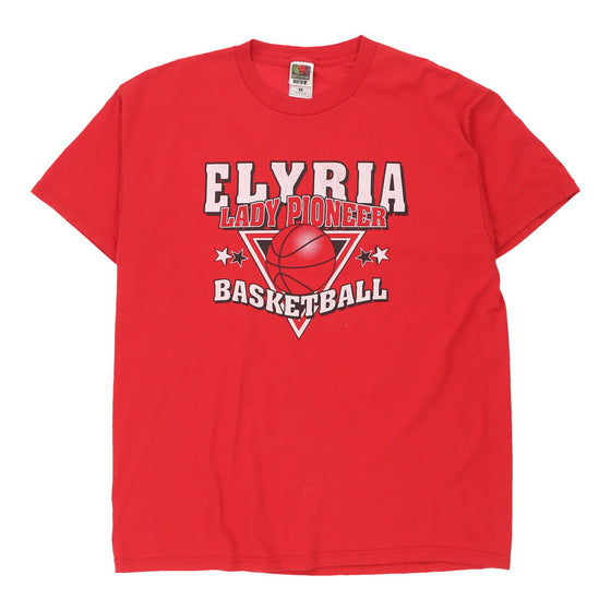 Vintage Eylria Lady Pioneer Basketball Fruit Of The Loom T-Shirt - XL Red Cotton Blend t-shirt Fruit Of The Loom   