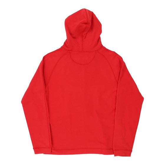 Vintage Champion Hoodie - Medium Red Cotton hoodie Champion   