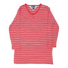 Tommy Hilfiger Striped T-Shirt Dress - XL Red Cotton t-shirt dress Tommy Hilfiger   
