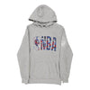 Vintage NBA Nba Hoodie - Small Grey Polyester hoodie Nba   