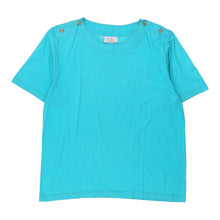  Vintage Emilio Pucci T-Shirt - XL Blue Cotton t-shirt Emilio Pucci   