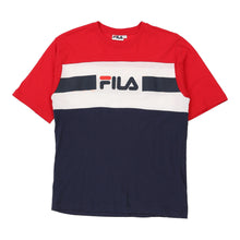  Vintage Fila T-Shirt - Small Navy Cotton t-shirt Fila   