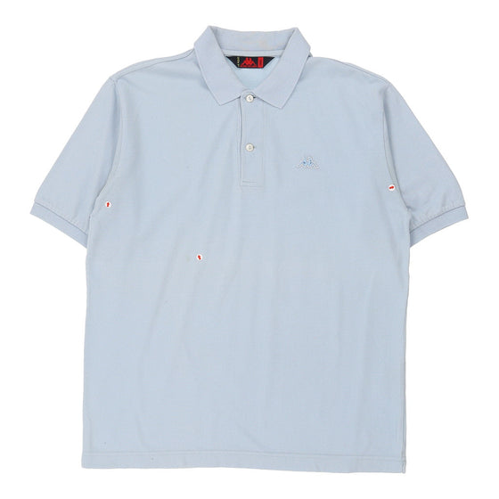 Vintage Kappa Polo Shirt - Small Blue Cotton polo shirt Kappa   
