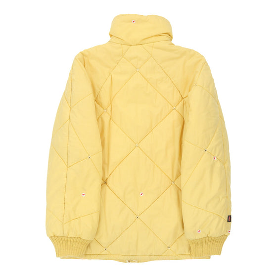 Vintage Ellesse Puffer - Small Yellow Polyester puffer Ellesse   