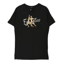  Pre-Loved Ego Latino H&M T-Shirt - Large Black Cotton t-shirt H&M   