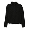 Vintage Giorgio Armani Long Sleeve Top - Small Black Viscose Blend long sleeve top Giorgio Armani   