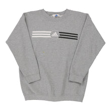  Vintage Adidas Sweatshirt - Small Grey Cotton sweatshirt Adidas   