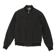  Vintage Primark Baseball Jacket - Medium Black Polyester baseball jacket Primark   