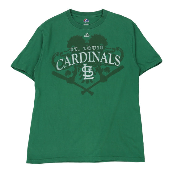 Vintage St. Louis Cardinals Majestic T-Shirt - Medium Green Cotton t-shirt Majestic   