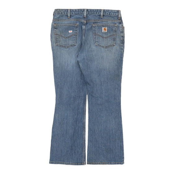 Carhartt Boot Cut Jeans - 32W UK 10 Blue Cotton jeans Carhartt   