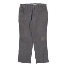  Relaxed Fit Carhartt Trousers - 35W 29L Grey Cotton trousers Carhartt   